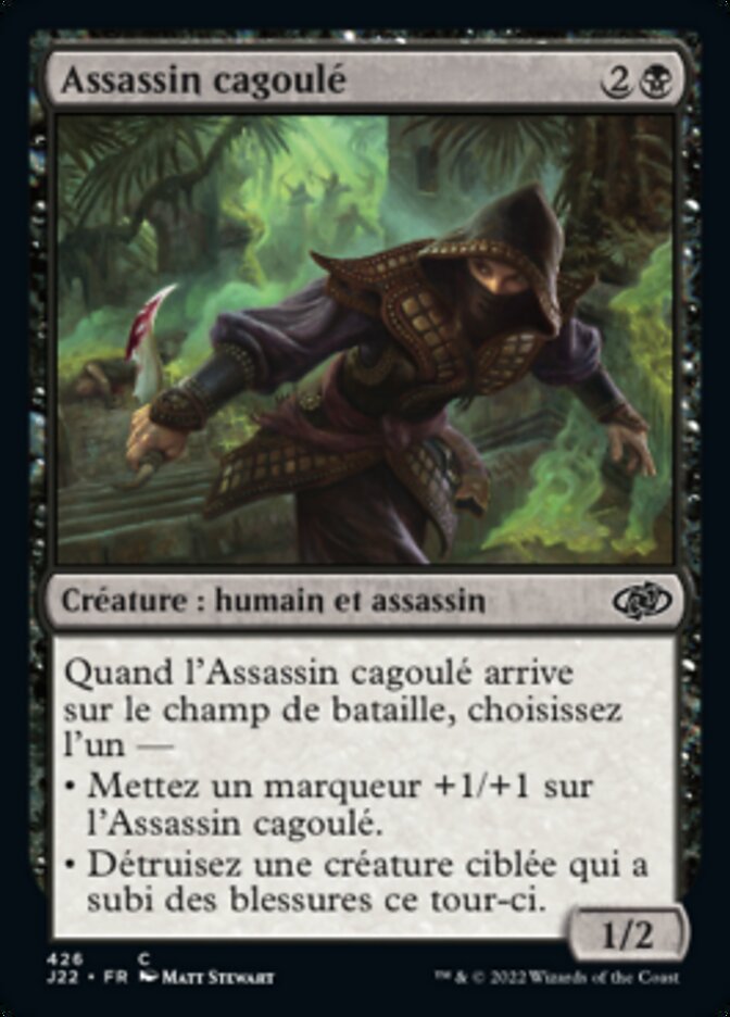 image Assassin cagoulé