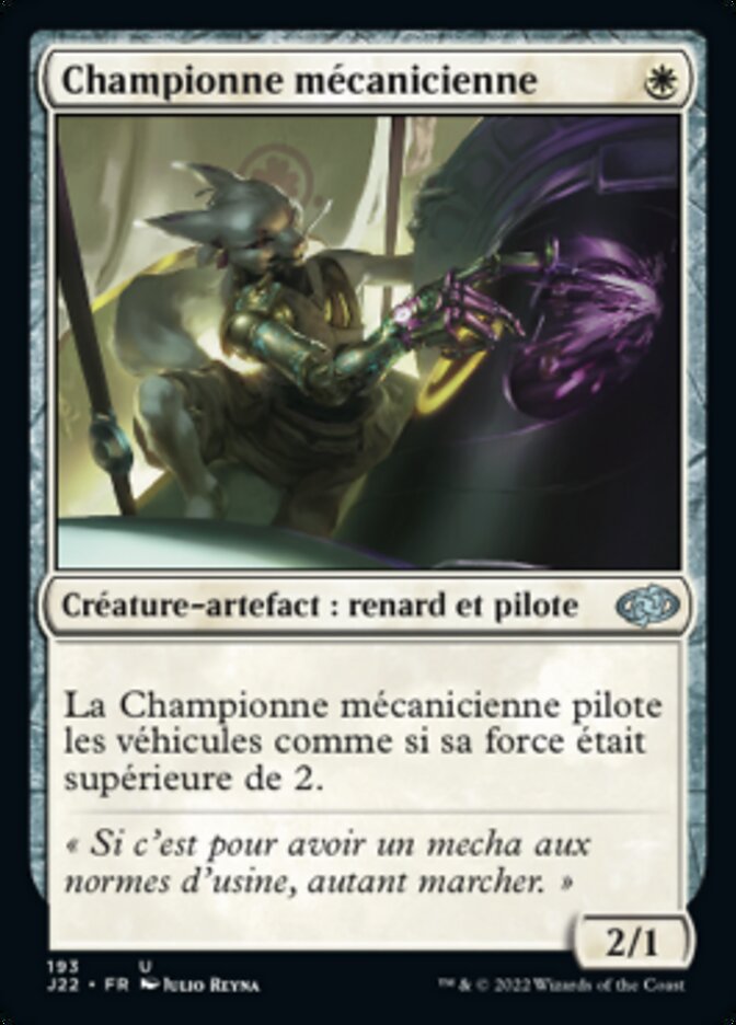 image Championne mécanicienne