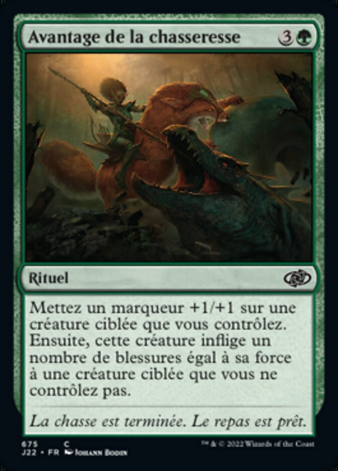 image Avantage de la chasseresse