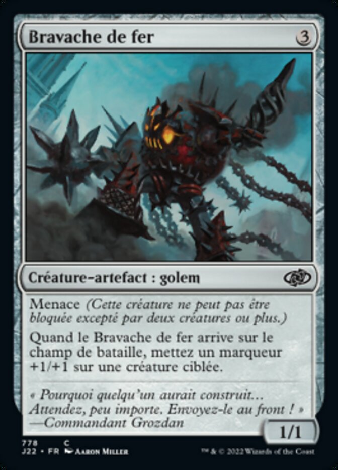 image Bravache de fer