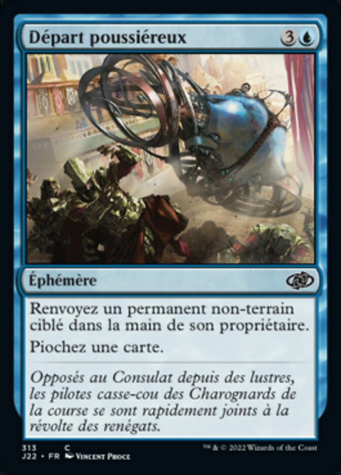 image Départ poussiéreux