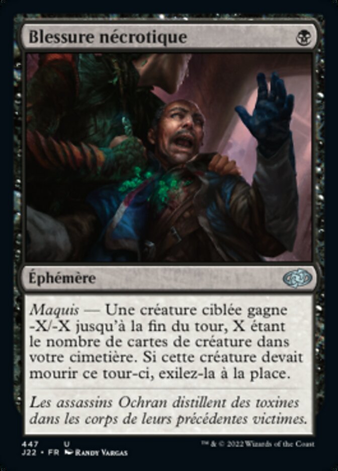 image Blessure nécrotique