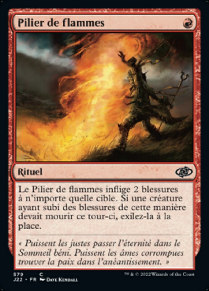 image Pilier de flammes