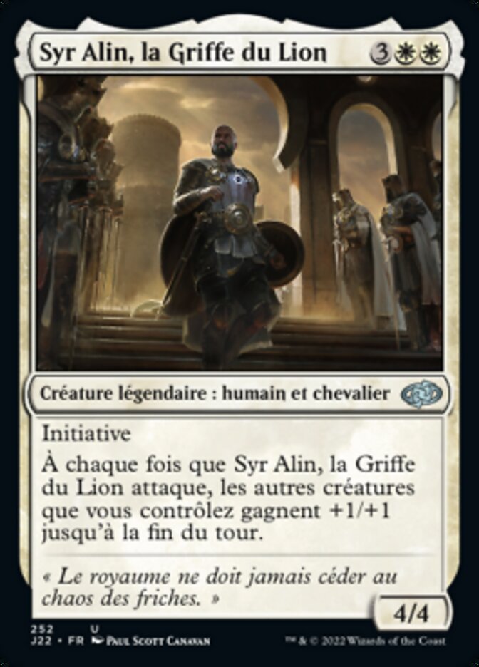 image Syr Alin, la Griffe du Lion