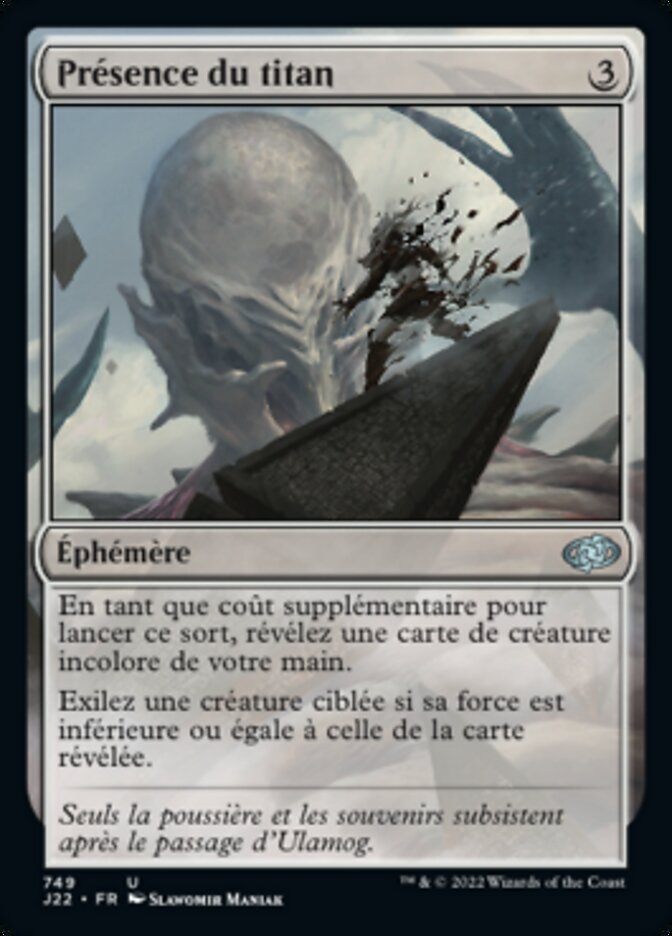 image Présence du titan