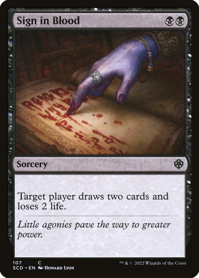 image Sign in Blood