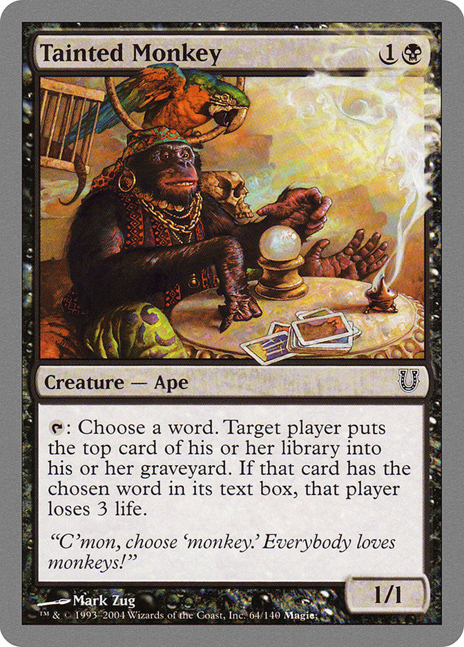 image Tainted Monkey
