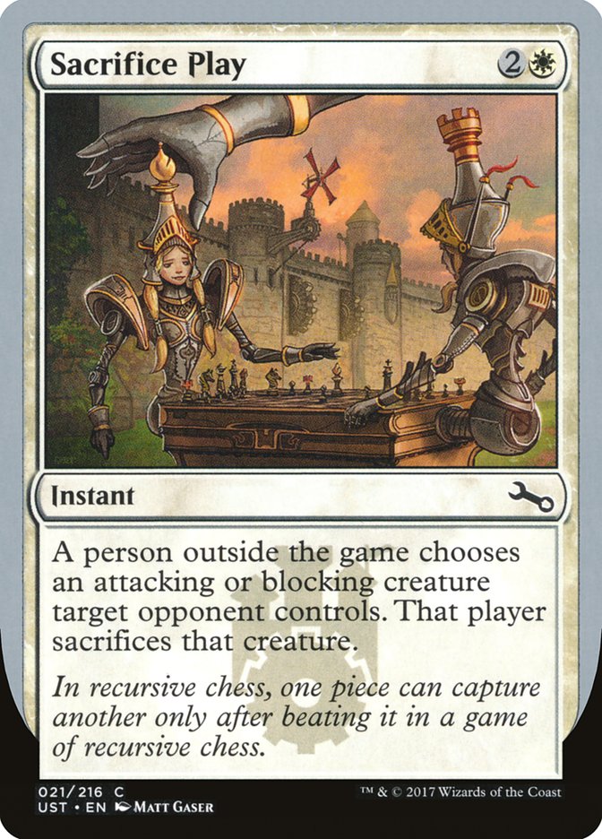 image Sacrifice Play