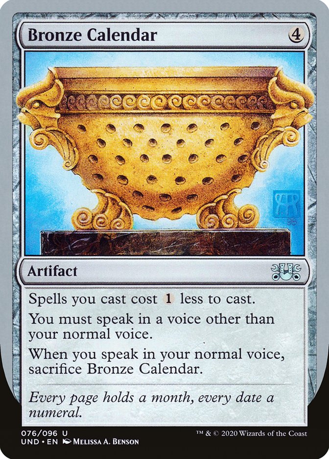 image Bronze Calendar