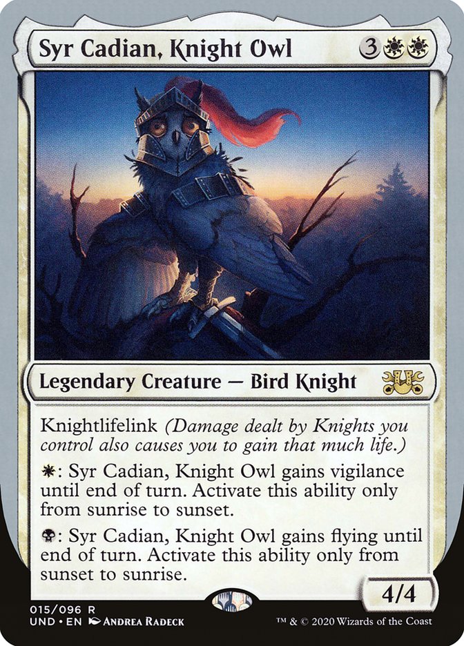 image Syr Cadian, Knight Owl