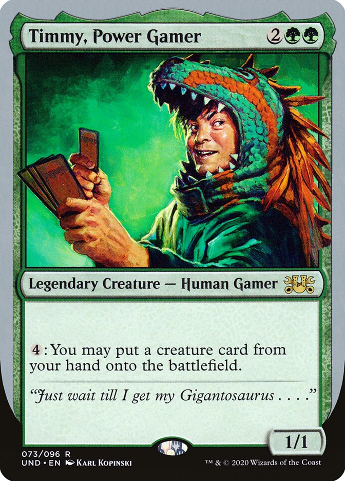 image Timmy, Power Gamer