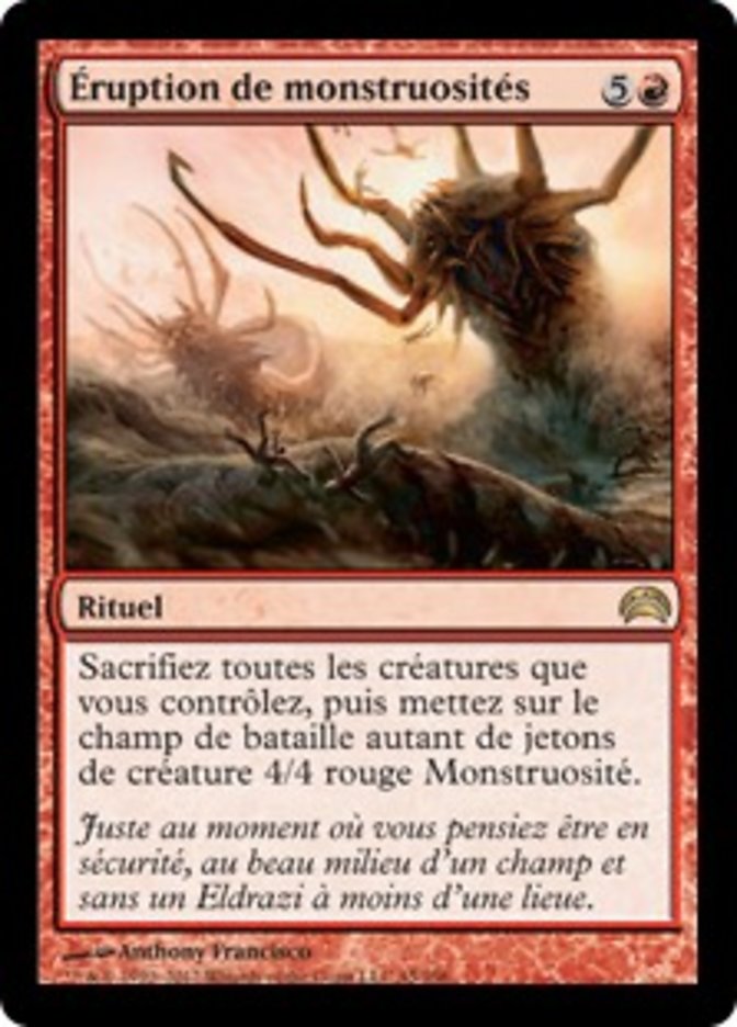 image Éruption de monstruosités