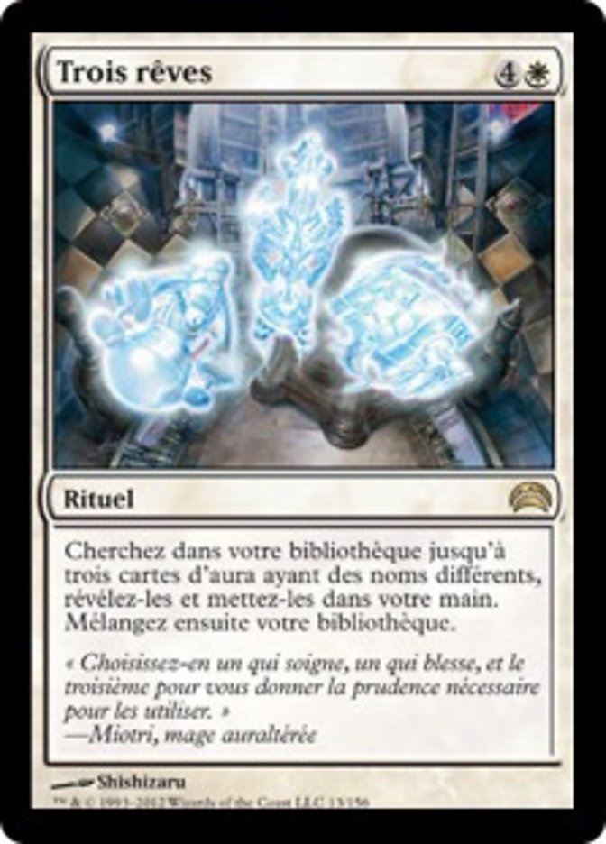 image Trois rêves