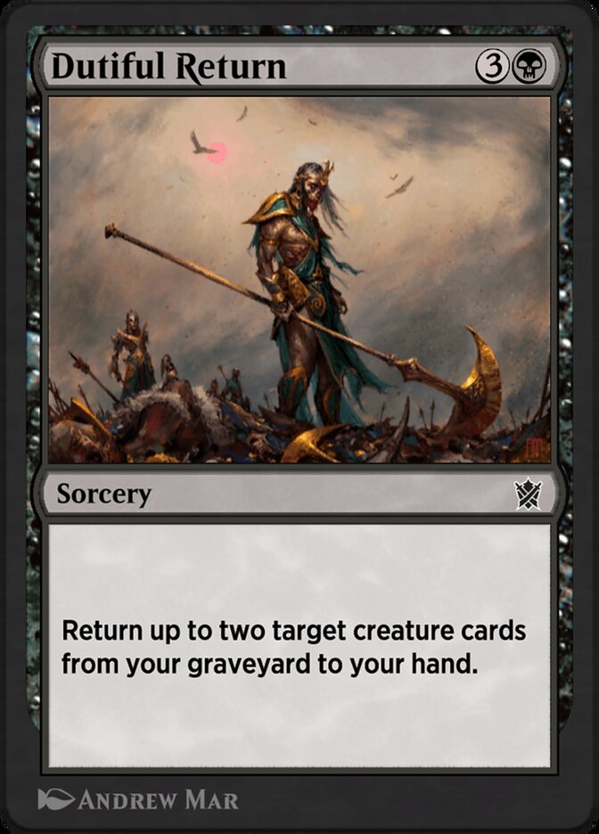 image Dutiful Return