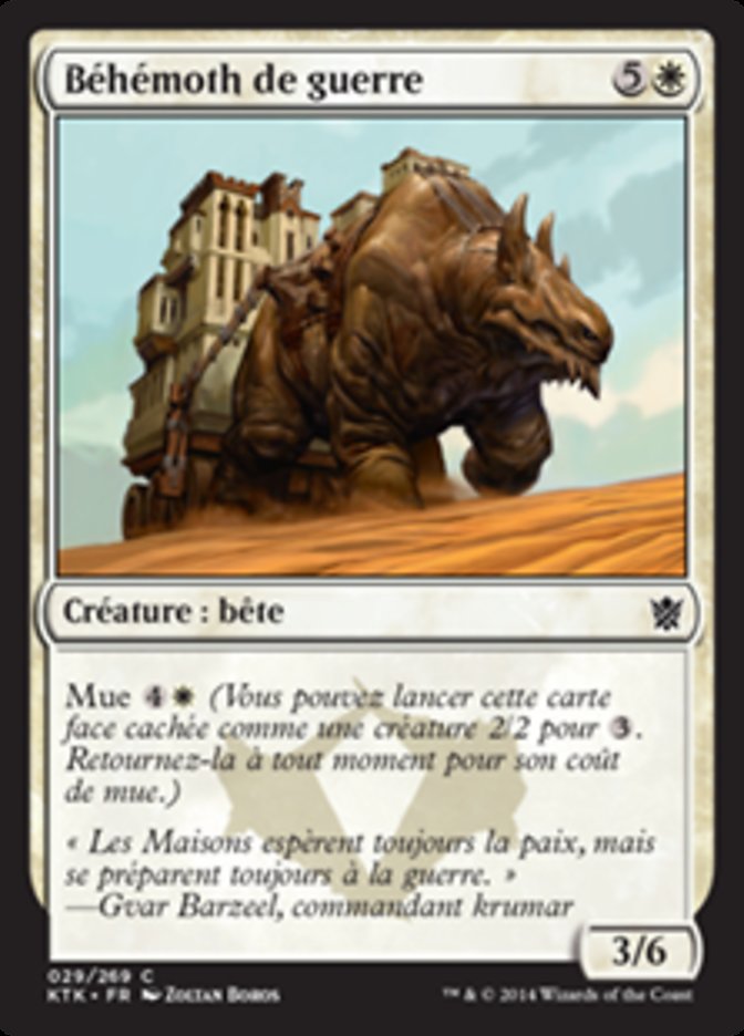 image Béhémoth de guerre