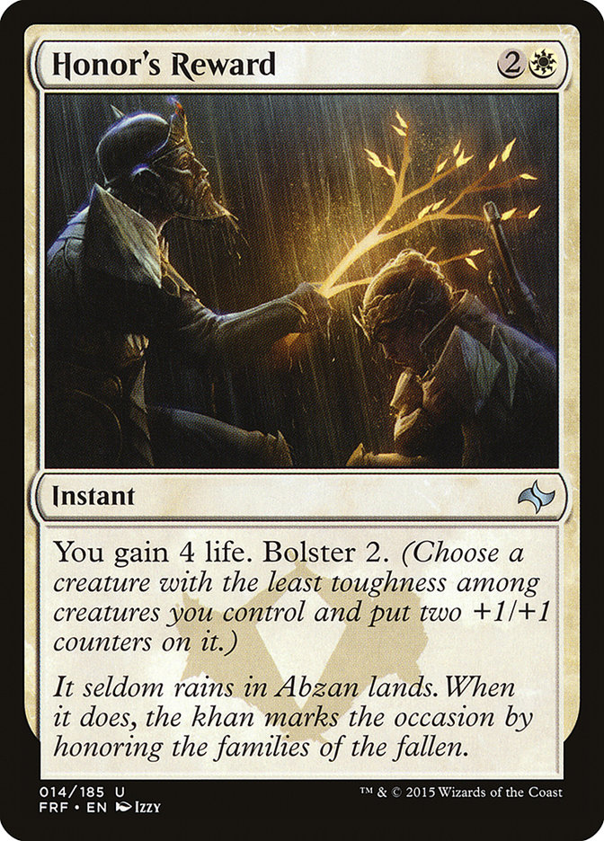 image Honor's Reward