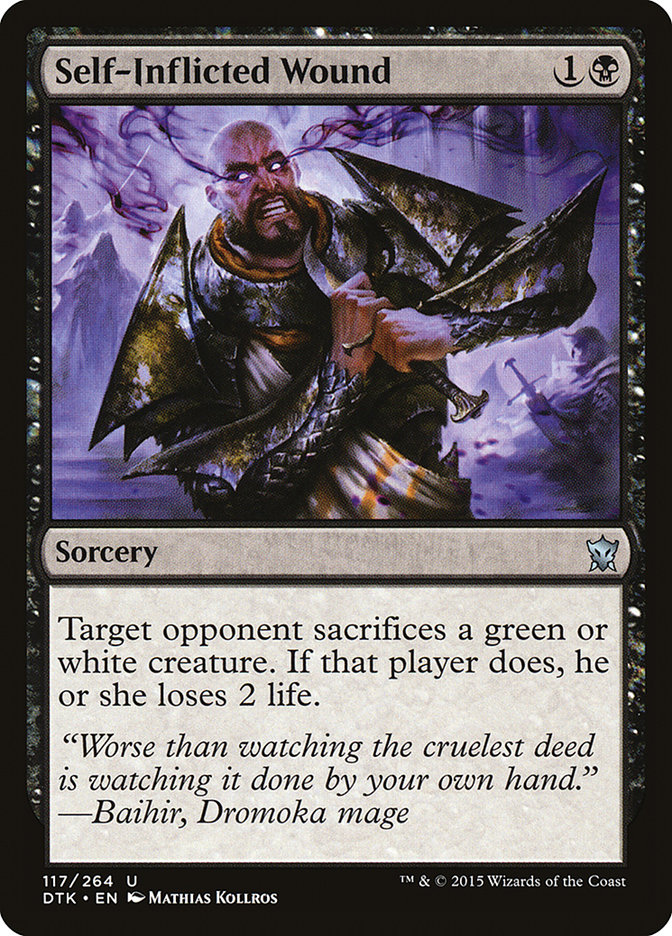 image Self-Inflicted Wound