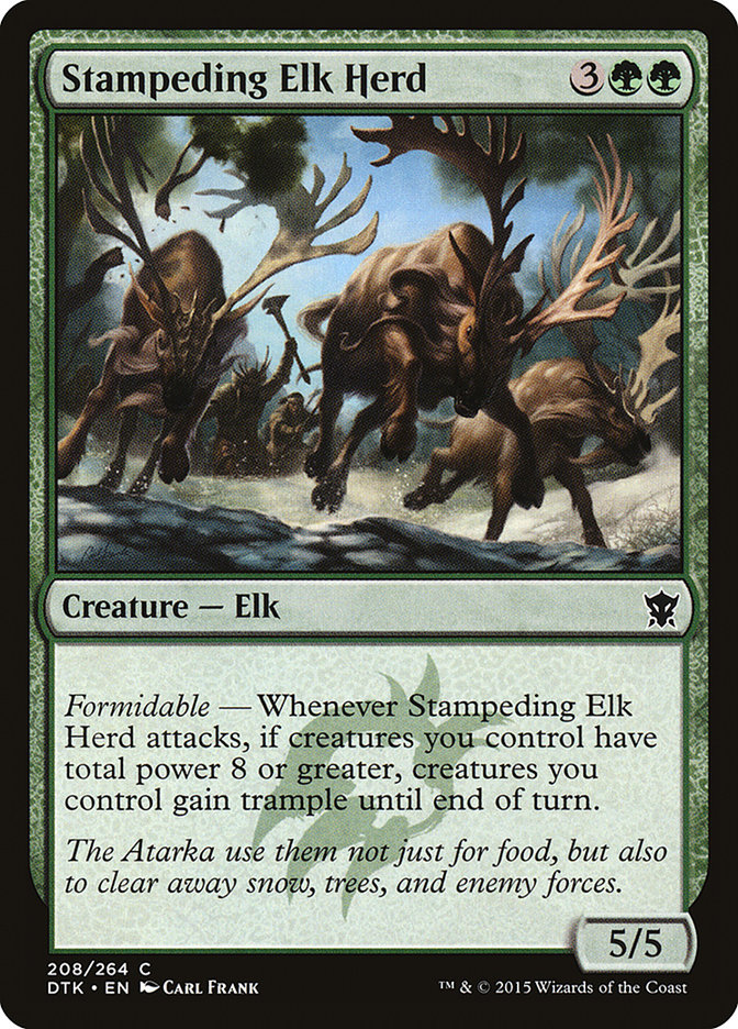 image Stampeding Elk Herd