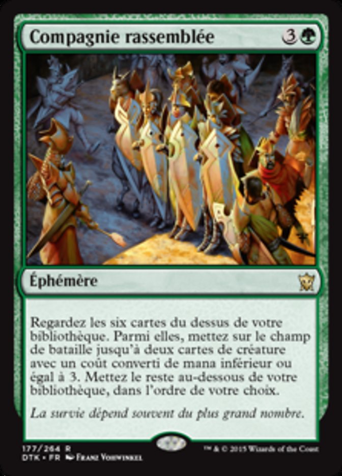 image Compagnie rassemblée