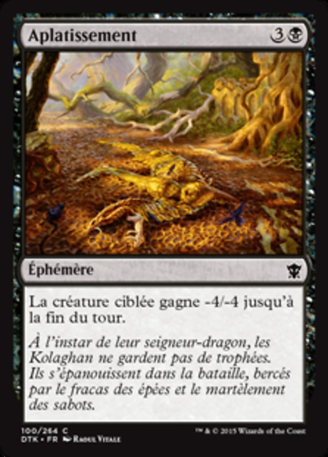 image Aplatissement