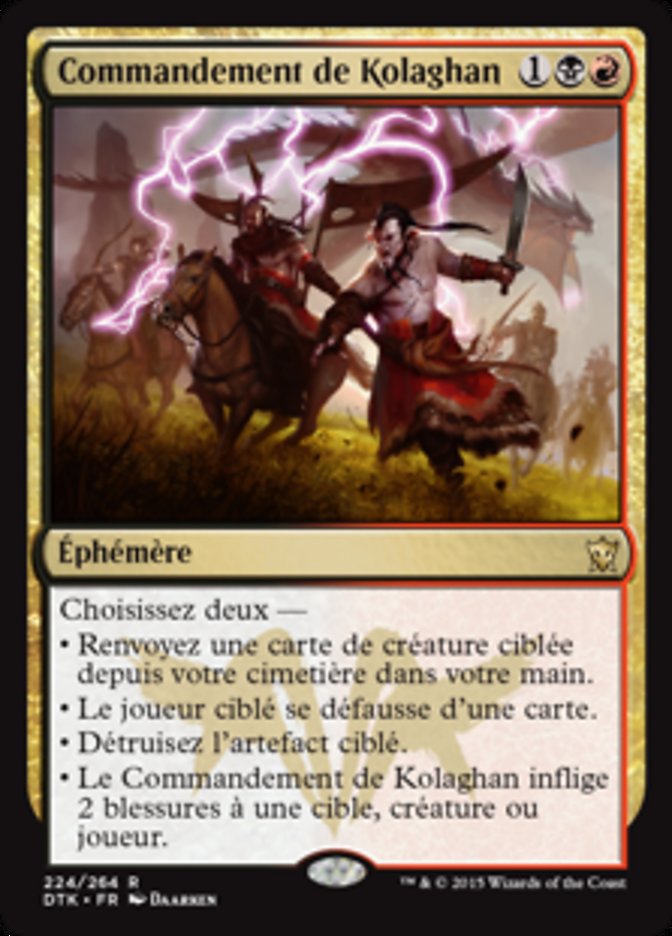 image Commandement de Kolaghan
