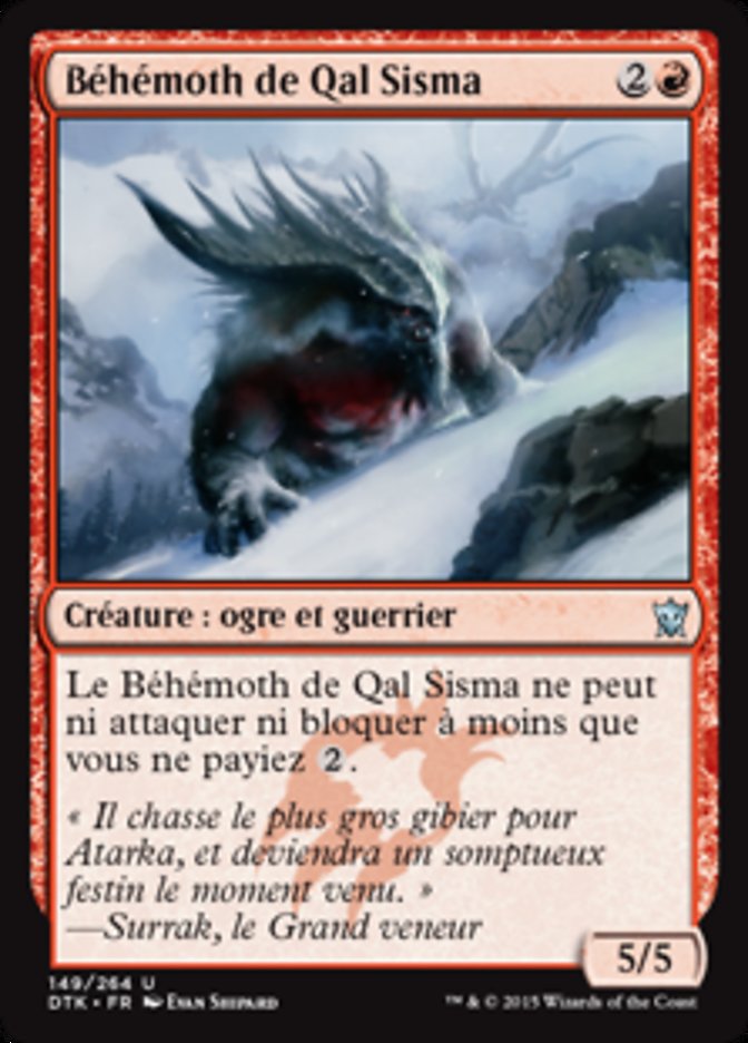 image Béhémoth de Qal Sisma