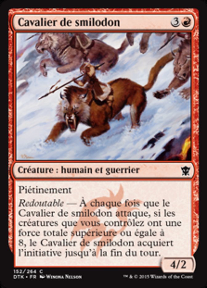 image Cavalier de smilodon