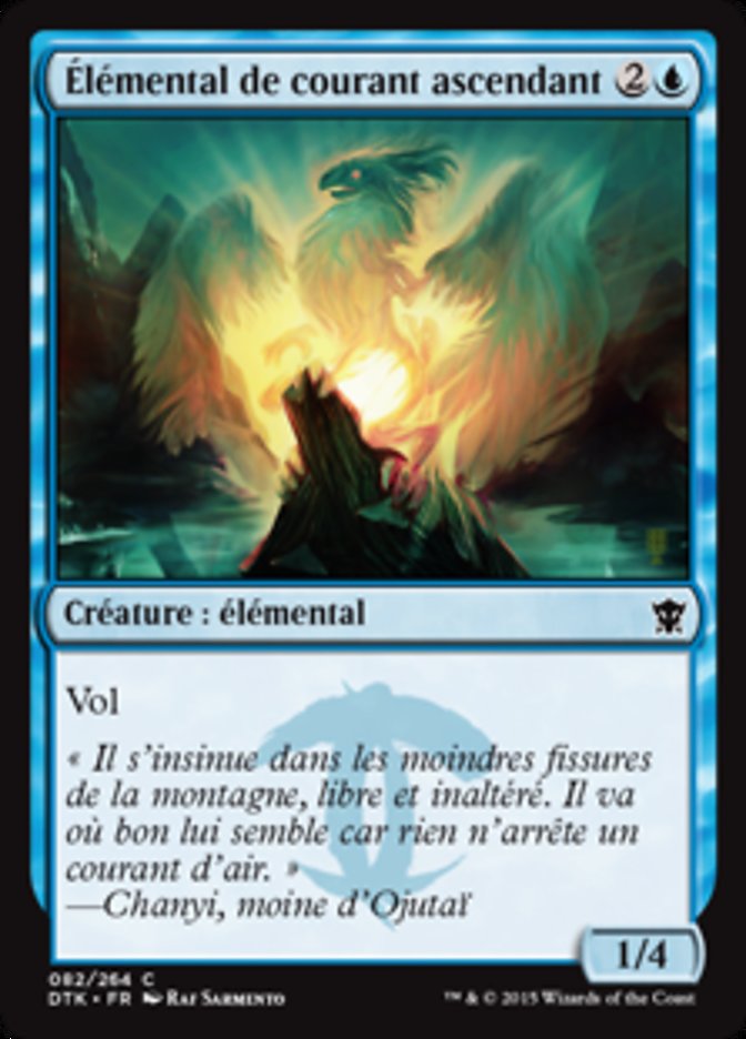 image Élémental de courant ascendant
