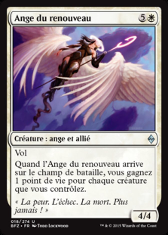 image Ange du renouveau
