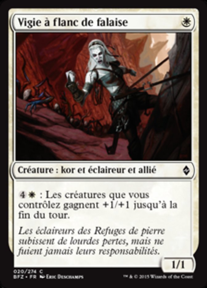 image Vigie à flanc de falaise