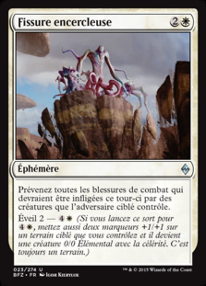 image Fissure encercleuse