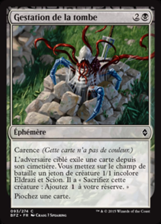 image Gestation de la tombe