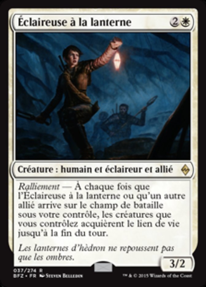 image Éclaireuse à la lanterne