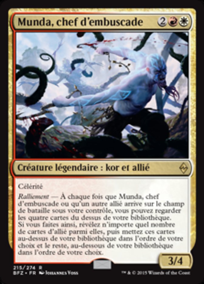 image Munda, chef d'embuscade