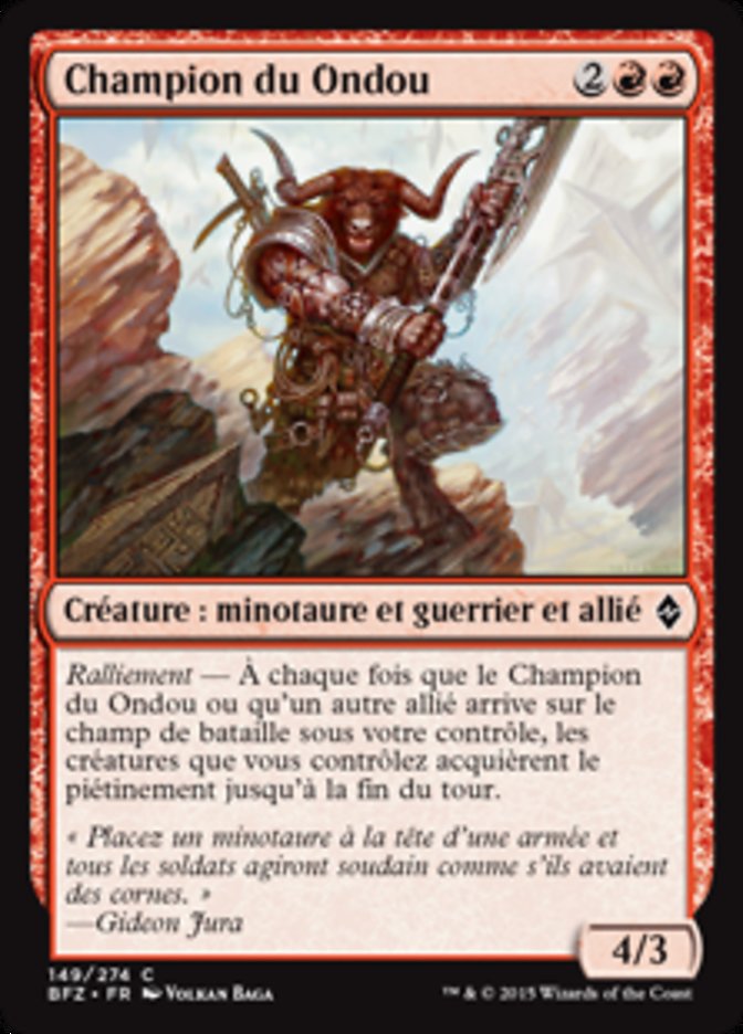 image Champion du Ondou