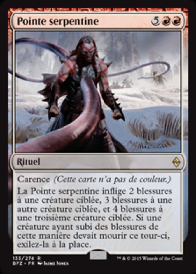 image Pointe serpentine