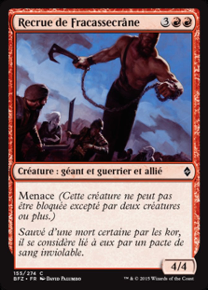 image Recrue de Fracassecrâne