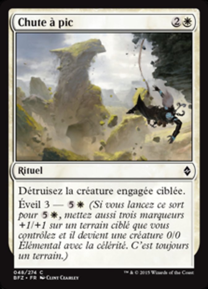 image Chute à pic