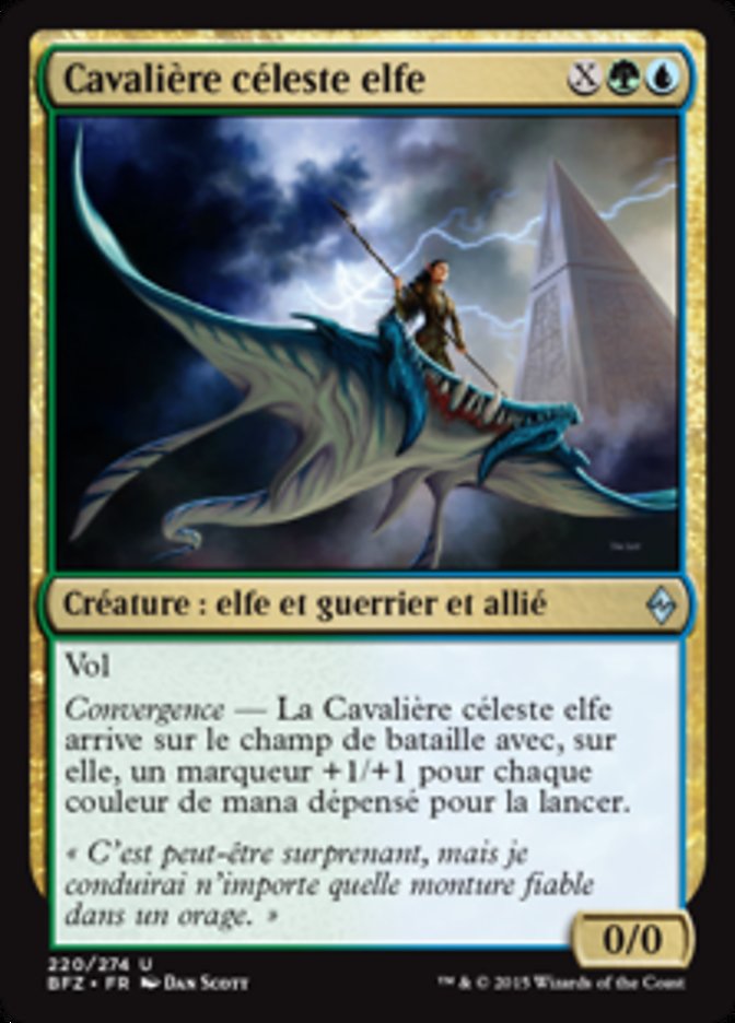 image Cavalière céleste elfe
