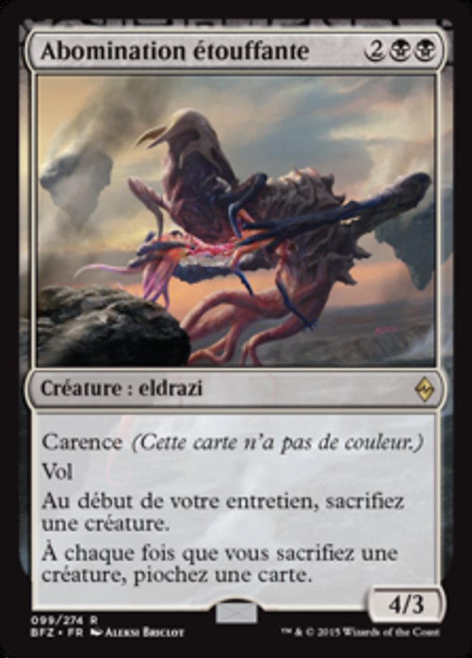 image Abomination étouffante