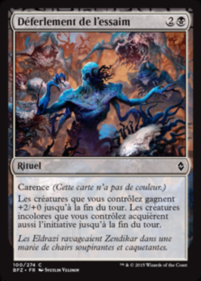 image Déferlement de l'essaim