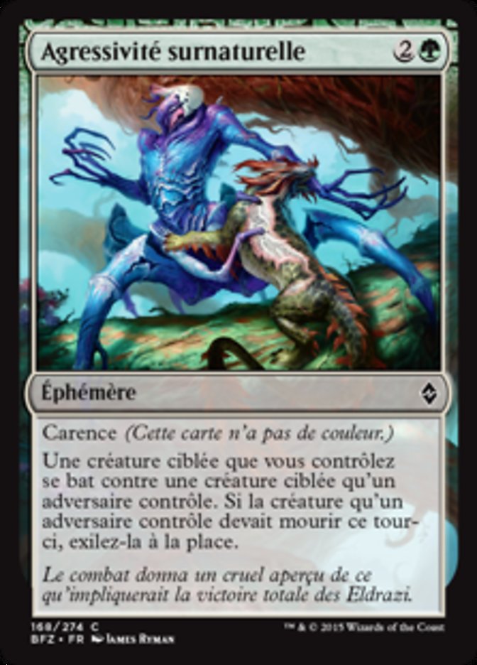 image Agressivité surnaturelle