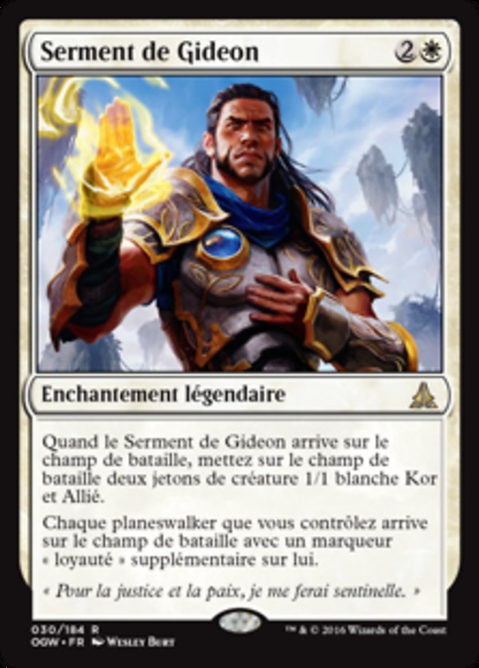 image Serment de Gideon