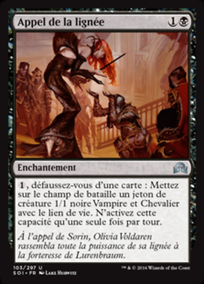 image Appel de la lignée