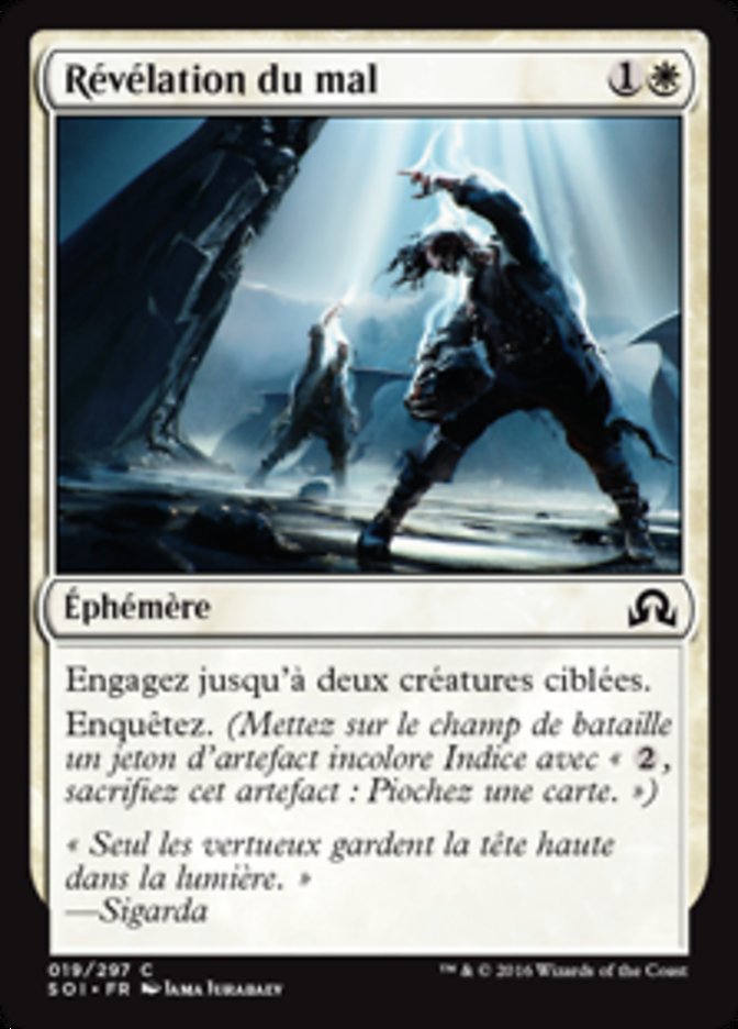 image Révélation du mal