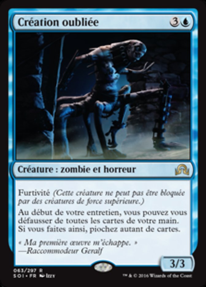 image Création oubliée