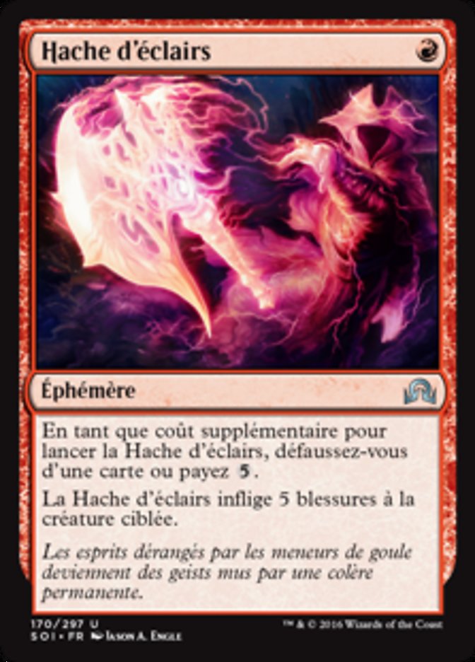 image Hache d'éclairs