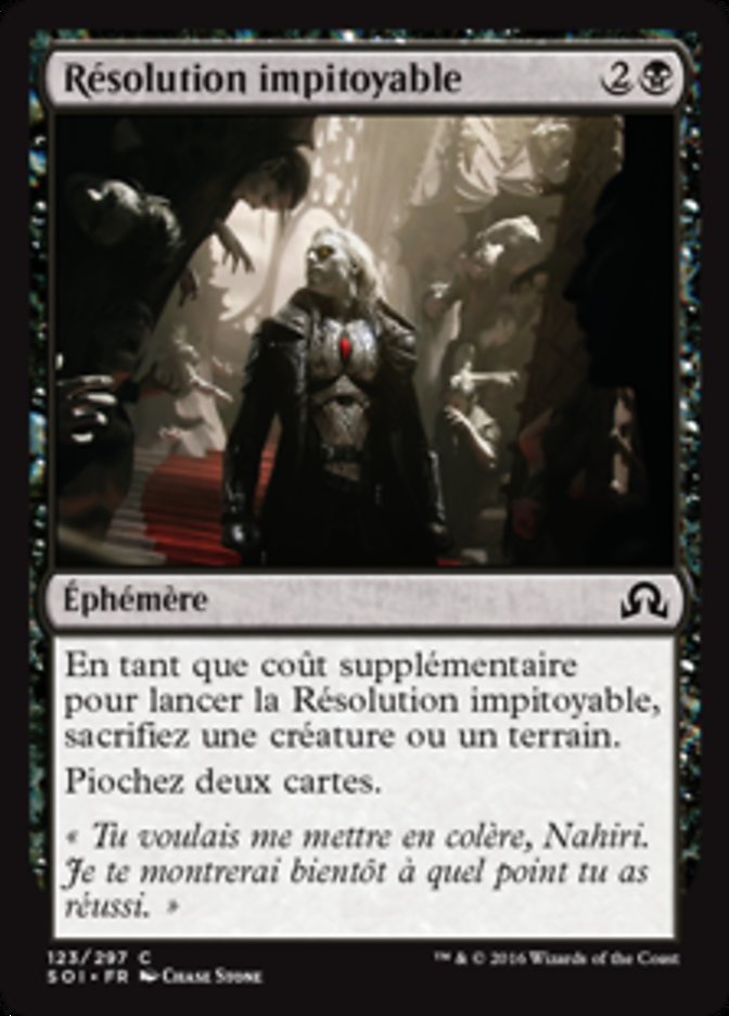 image Résolution impitoyable