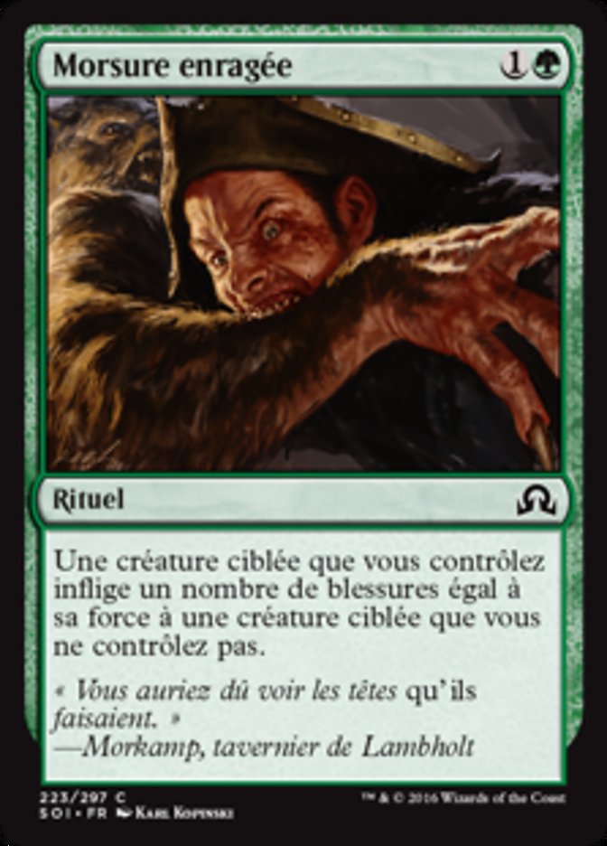 image Morsure enragée