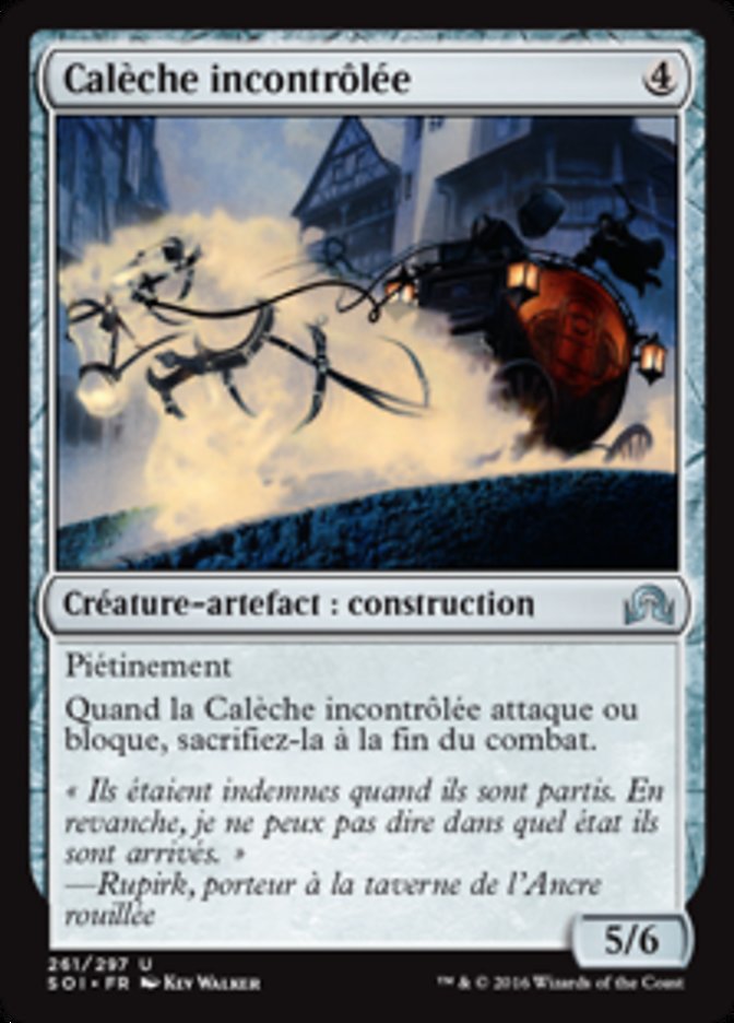 image Calèche incontrôlée